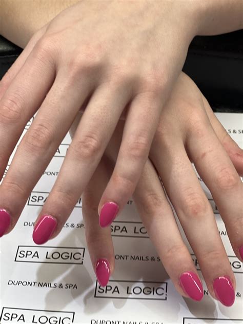 The treatment begins with developing the desired shape, then using individual tattoo strokes or feathers in the area to plot the shape and style requested. . Dupont nails and spa